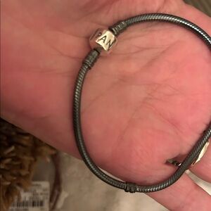 Pandora Oxidized Sterling Silver Bracelet - Brand New